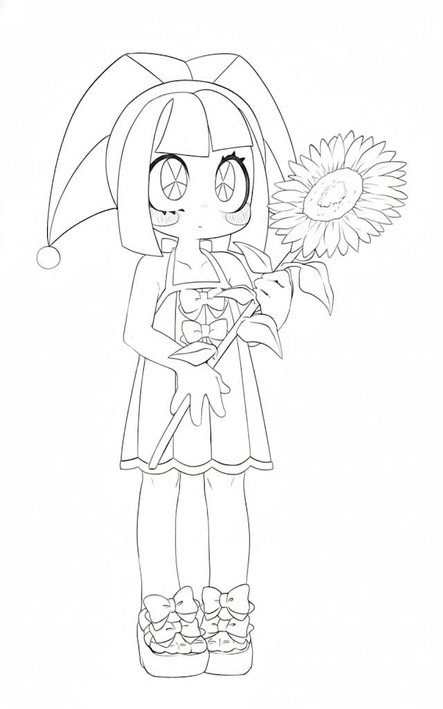 Kolorowanka Narysuj Pomni wydruku