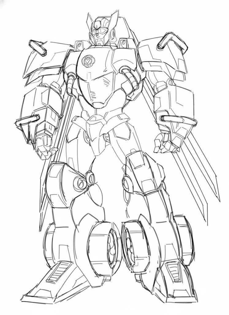 Kolorowanka Narysuj Rescue Bots 6