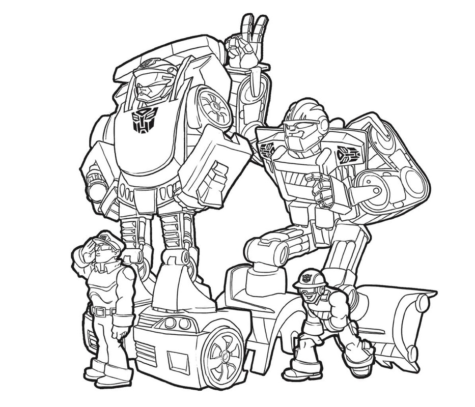 Kolorowanki Rescue Bots