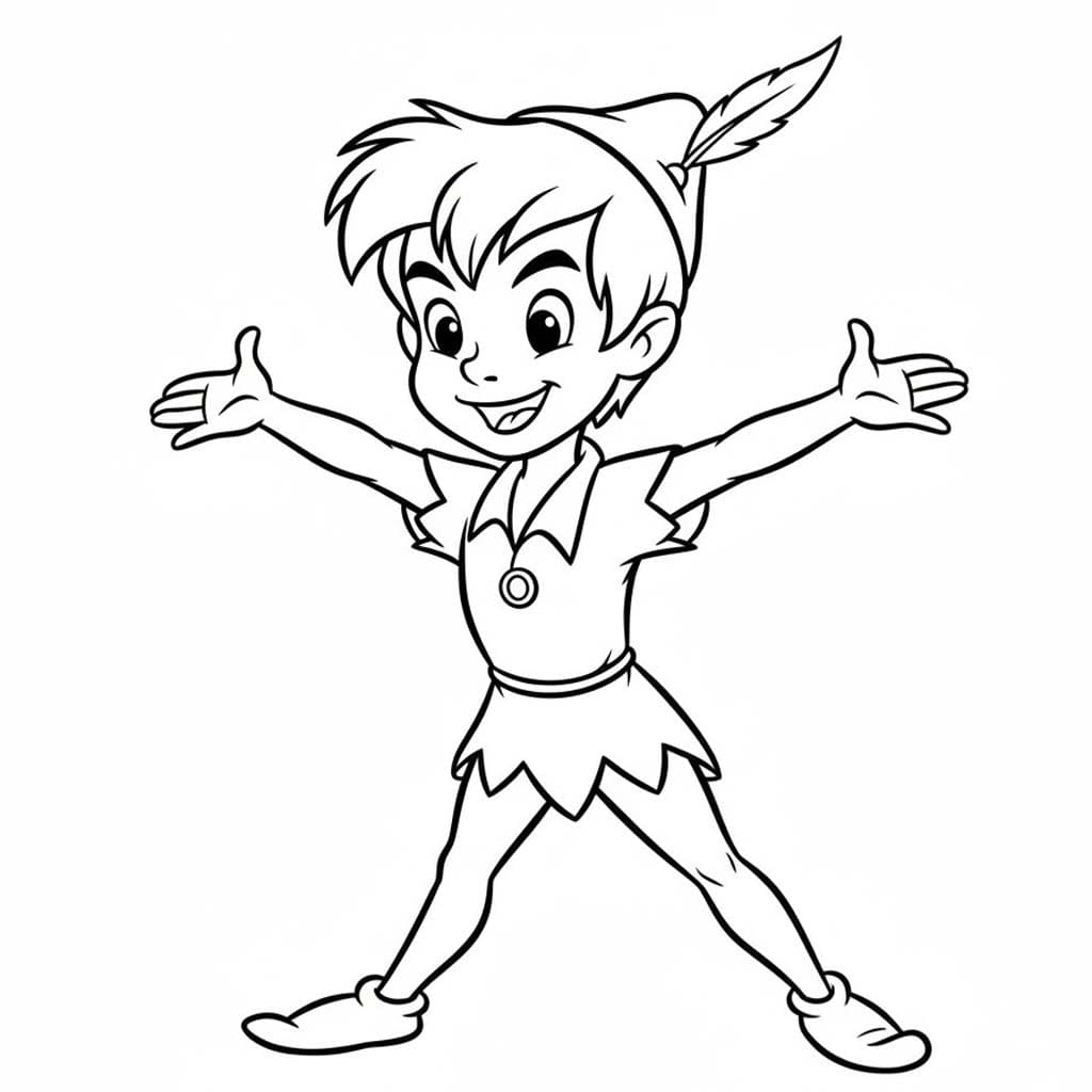 Kolorowanka Piotruś Pan 3