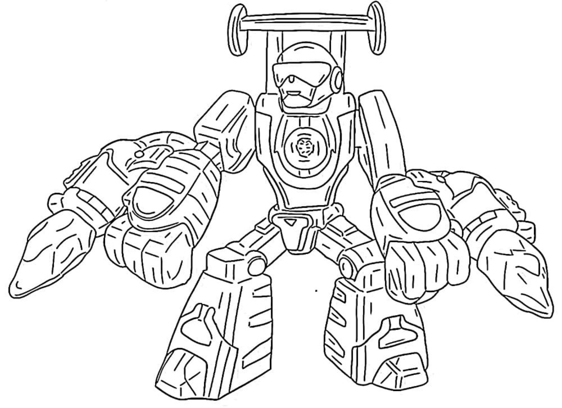 Kolorowanka Rescue Bots bezpłatny