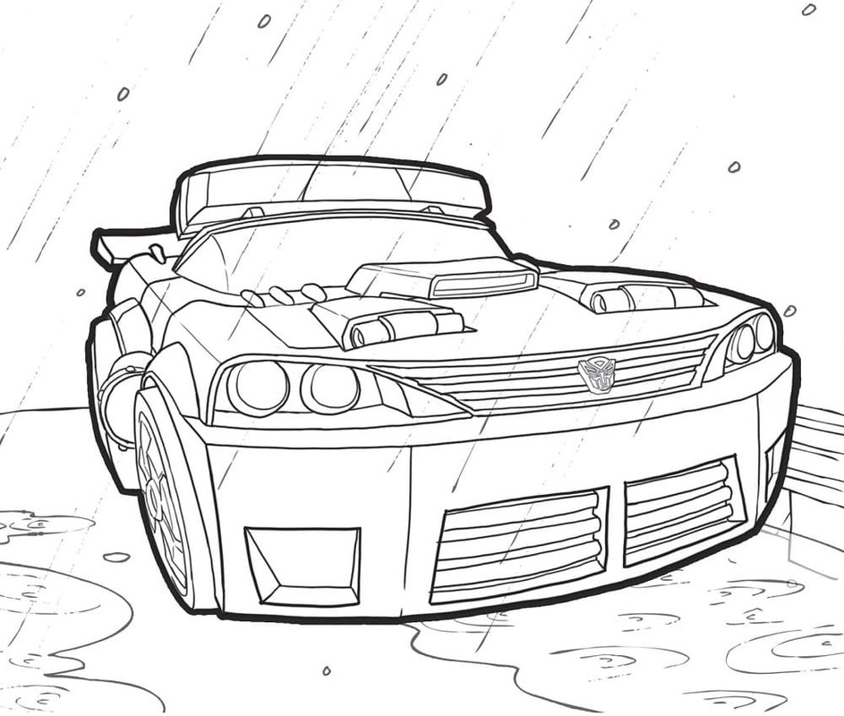 Kolorowanka Rescue Bots wydruku dla dzieci