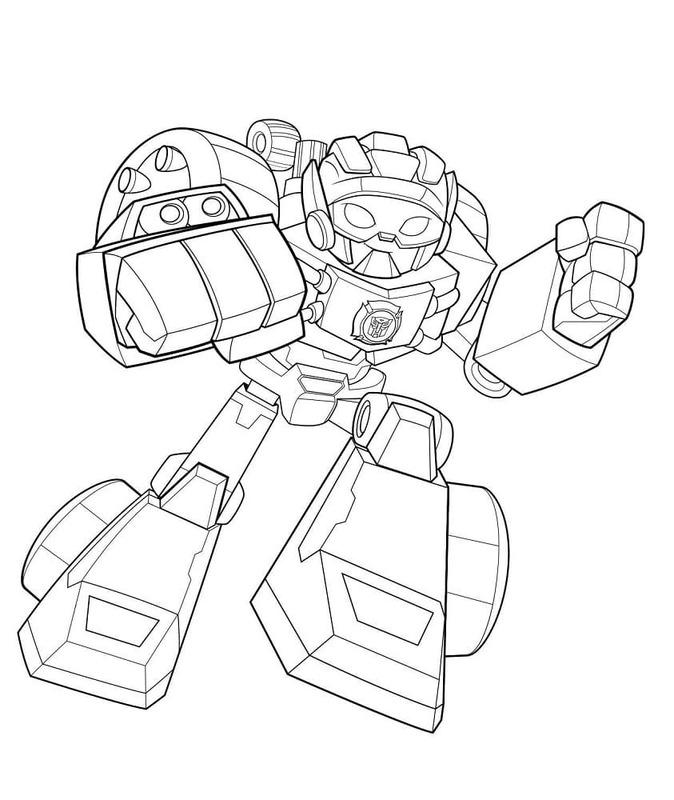 Kolorowanka Rescue Bots wydruku prosty