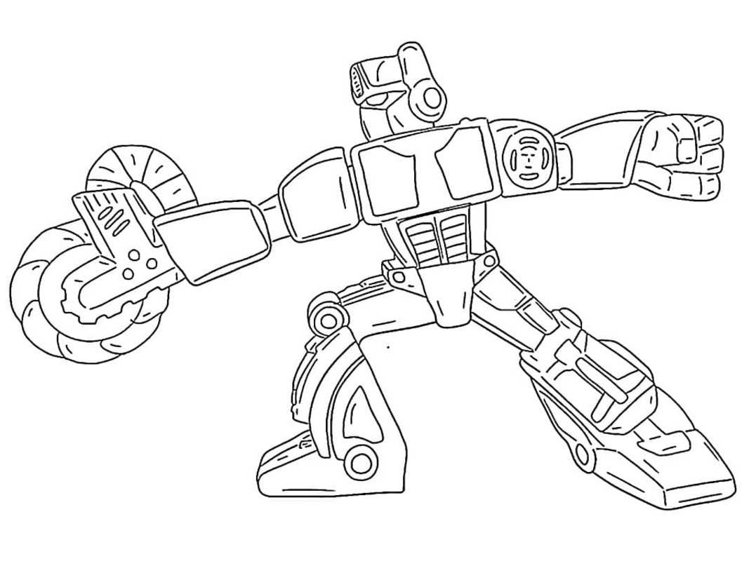 Kolorowanka Rescue Bots wydruku