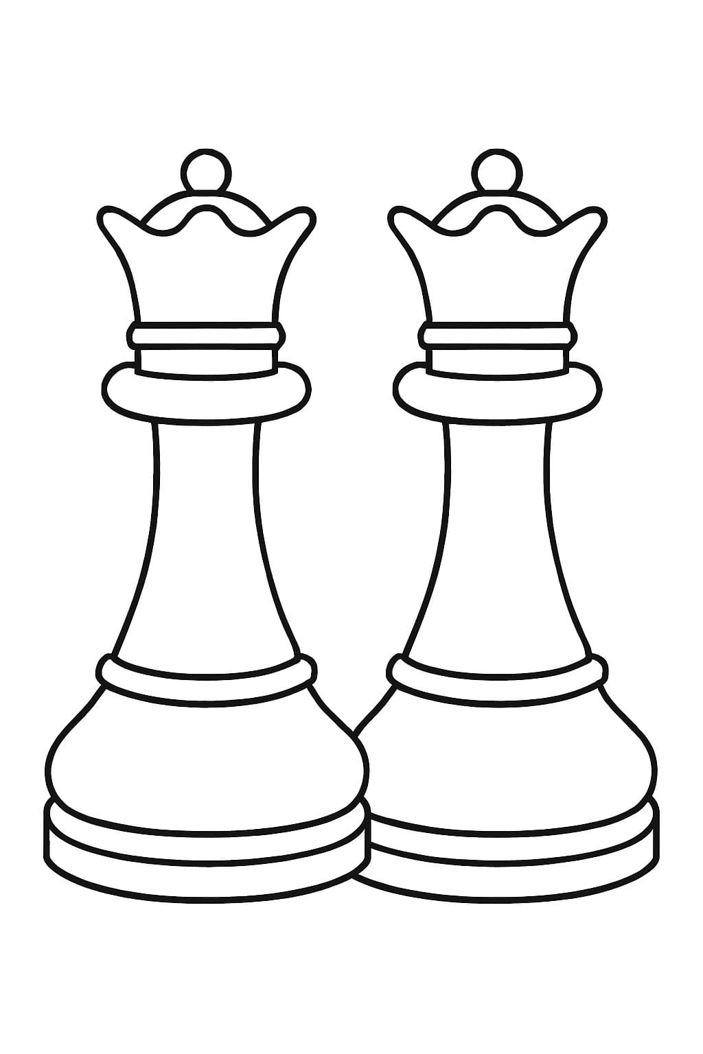 Kolorowanka Szachy 4