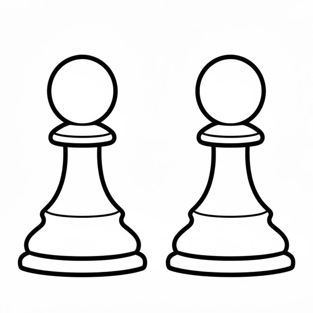 Kolorowanka Szachy bezpłatny prosty