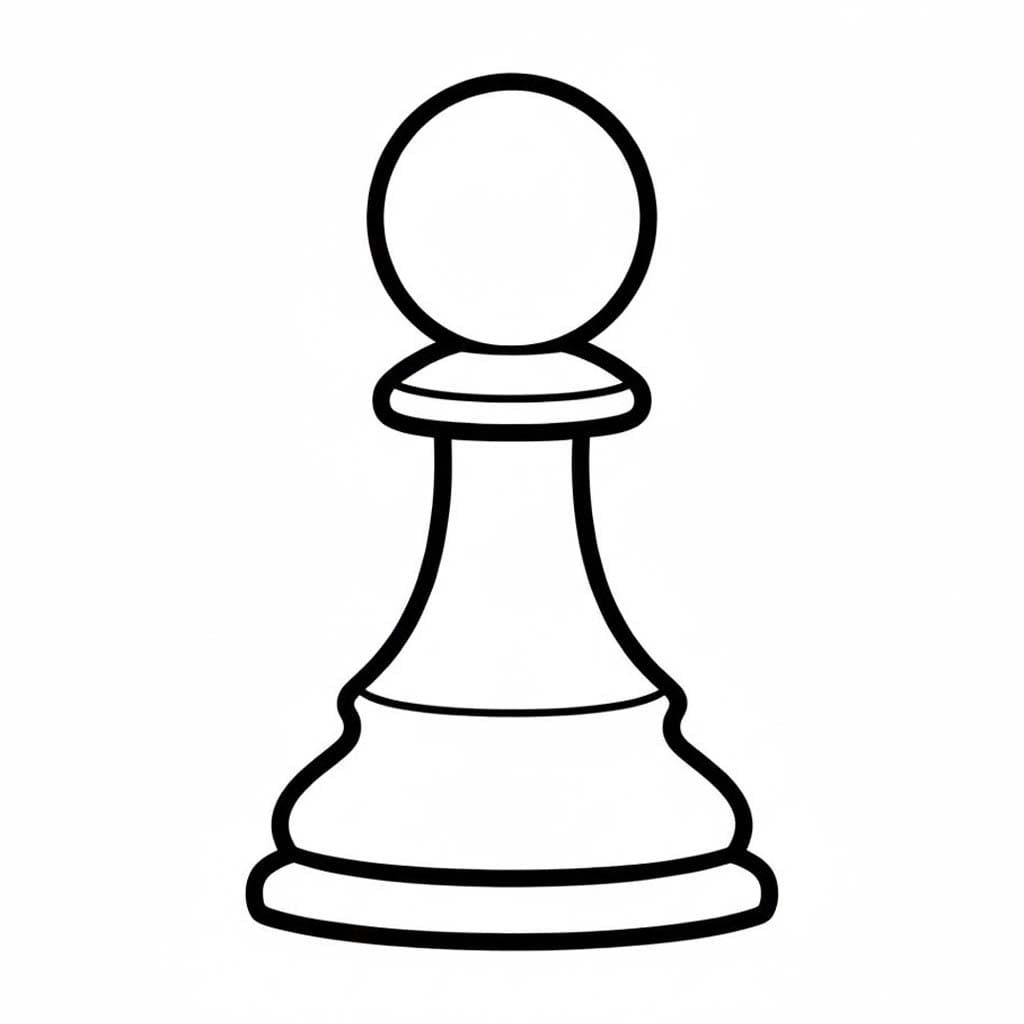 Kolorowanka Szachy wydruku łatwy