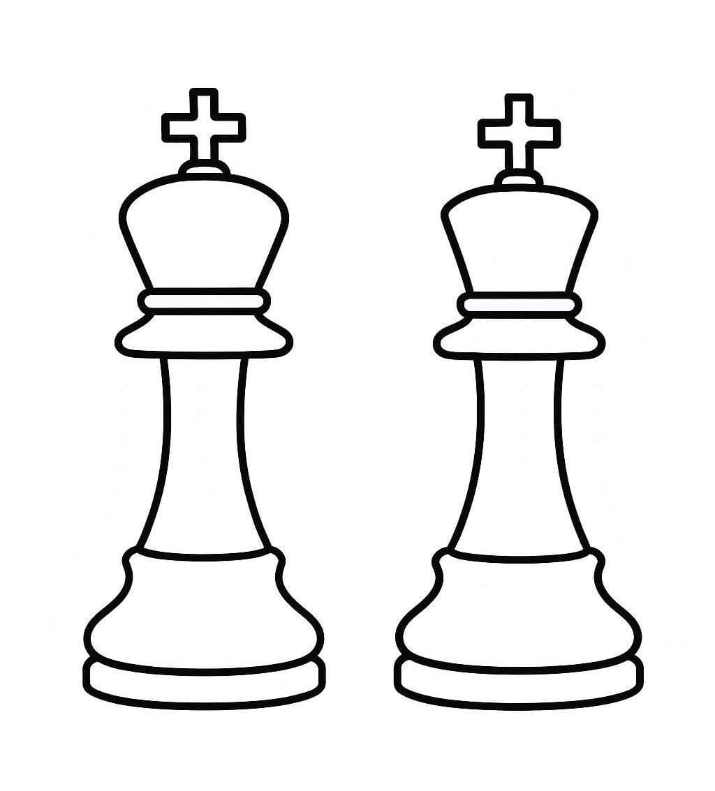 Kolorowanka Szachy wydruku