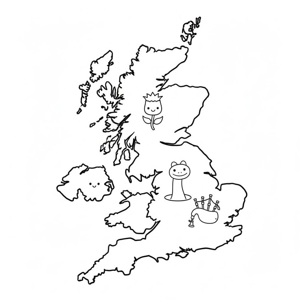 Kolorowanka Szkocja 2