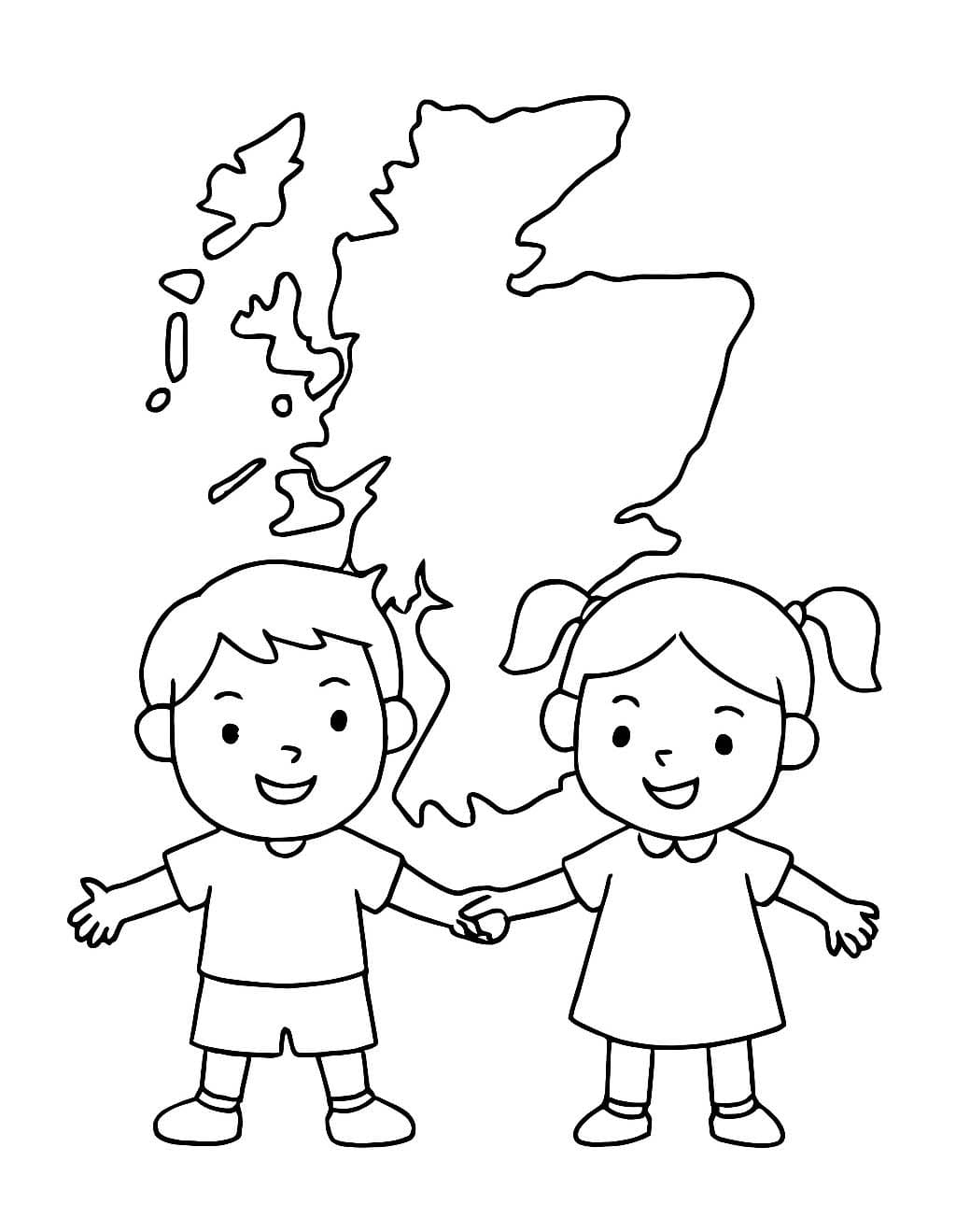 Kolorowanka Szkocja 4