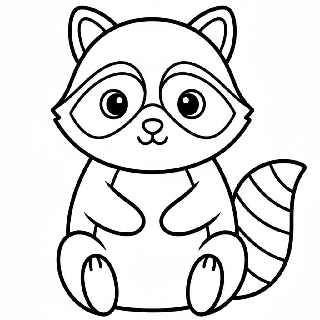 Kolorowanka Szop Pracz bezpłatny