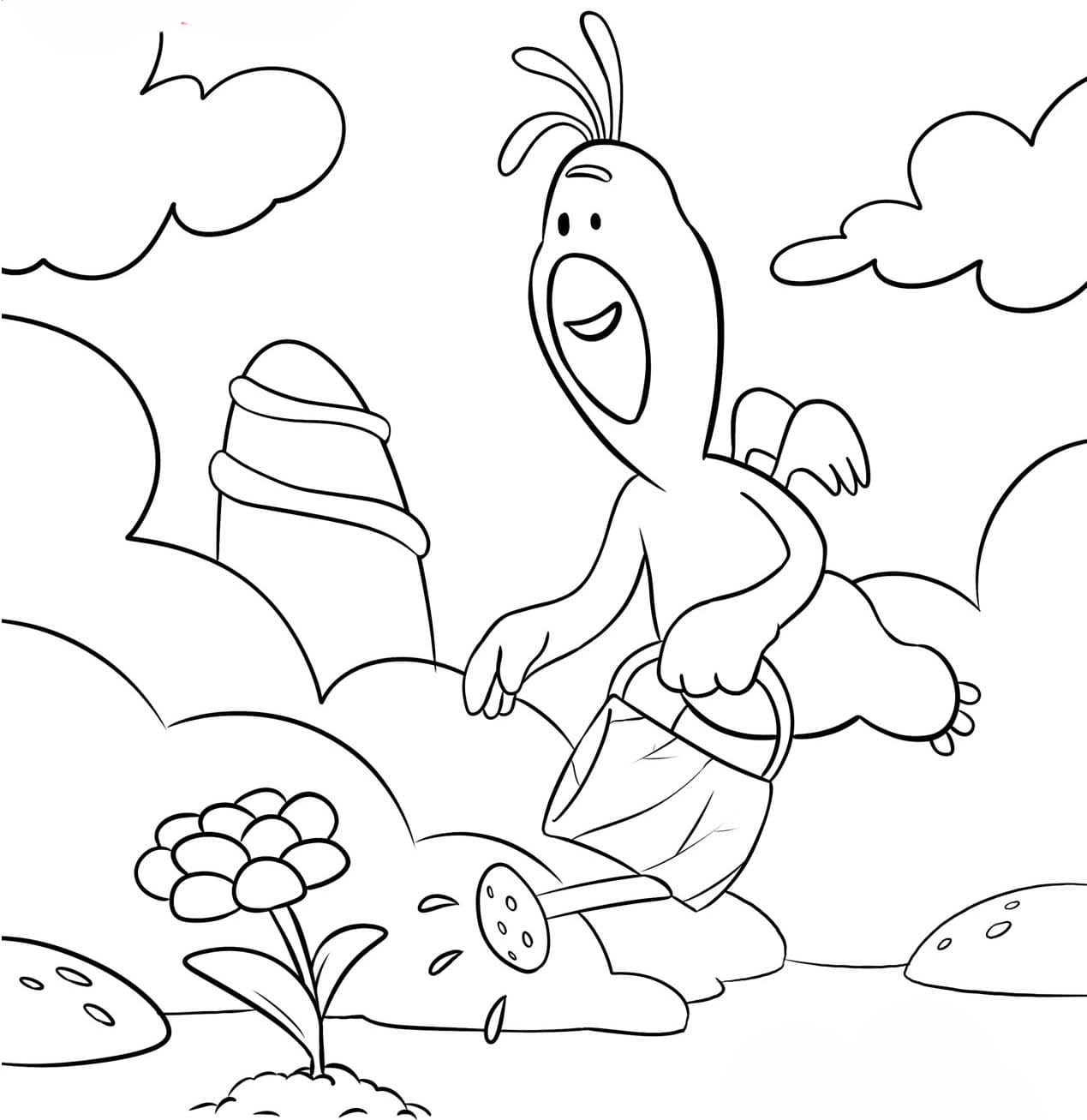 Kolorowanka Agi Bagi bezpłatny podstawowy