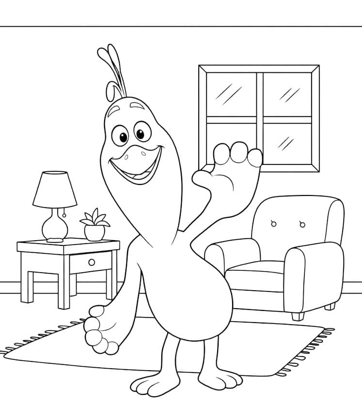 Kolorowanka Agi Bagi dla dzieci