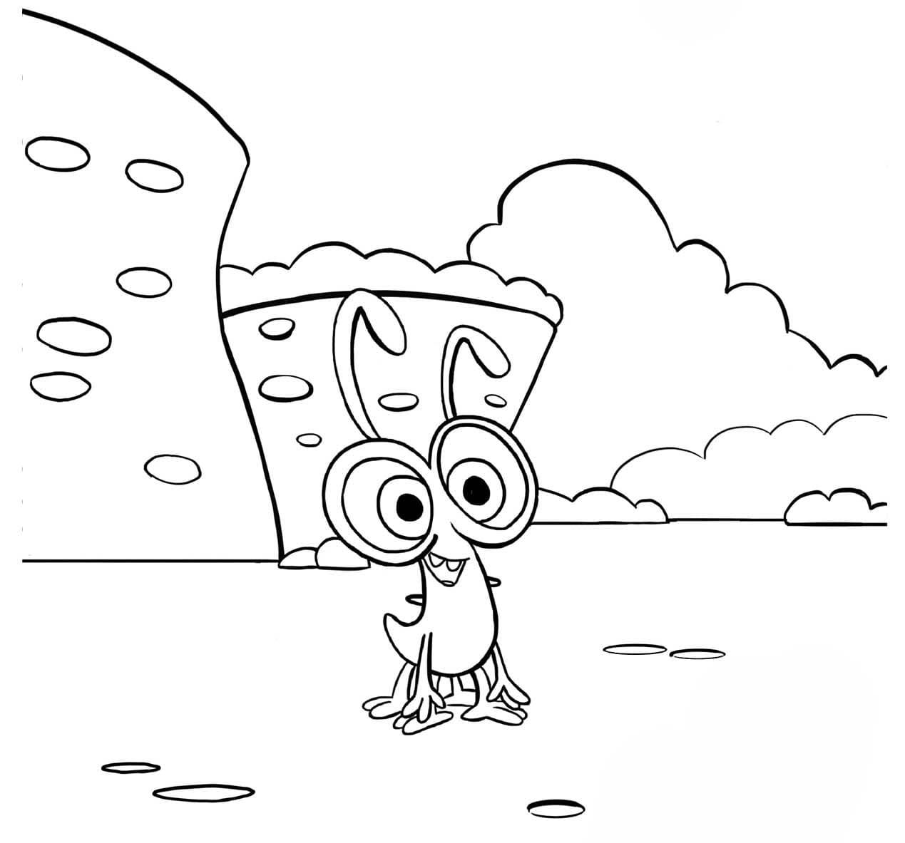 Kolorowanka Agi Bagi wydruku łatwy