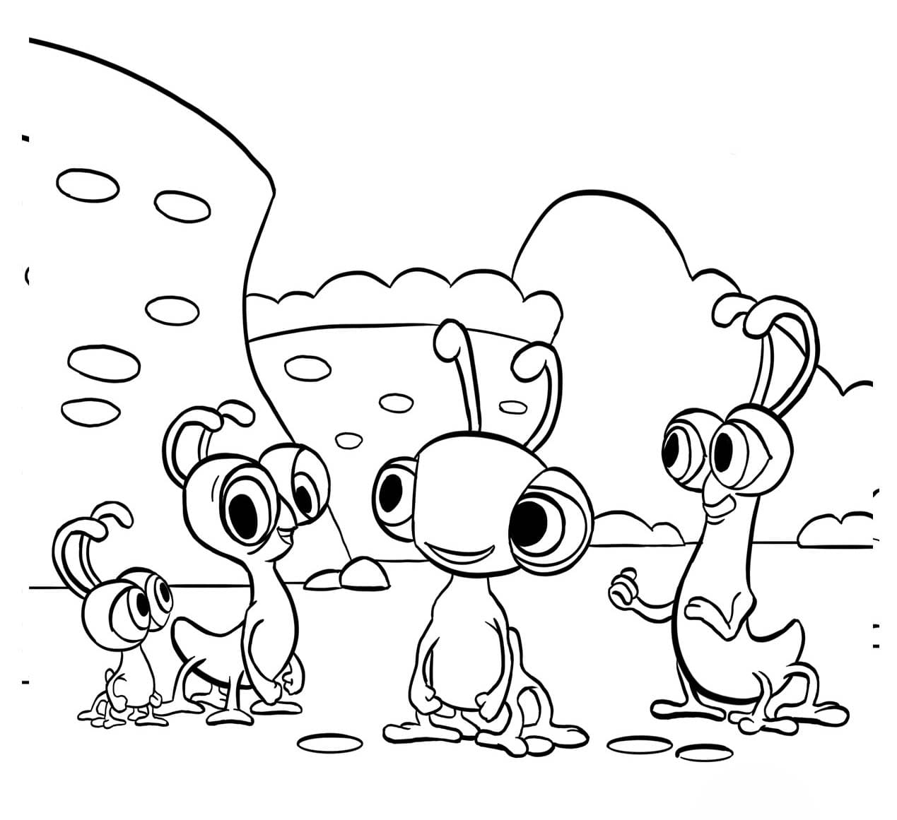 Kolorowanka Agi Bagi wydruku podstawowy