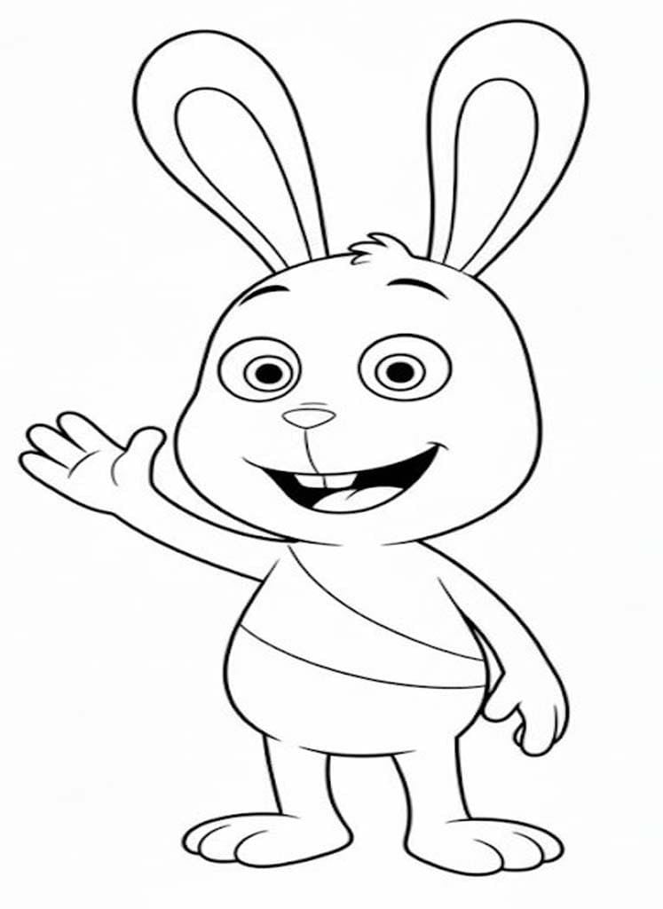 Kolorowanka Agi Bagi wydruku