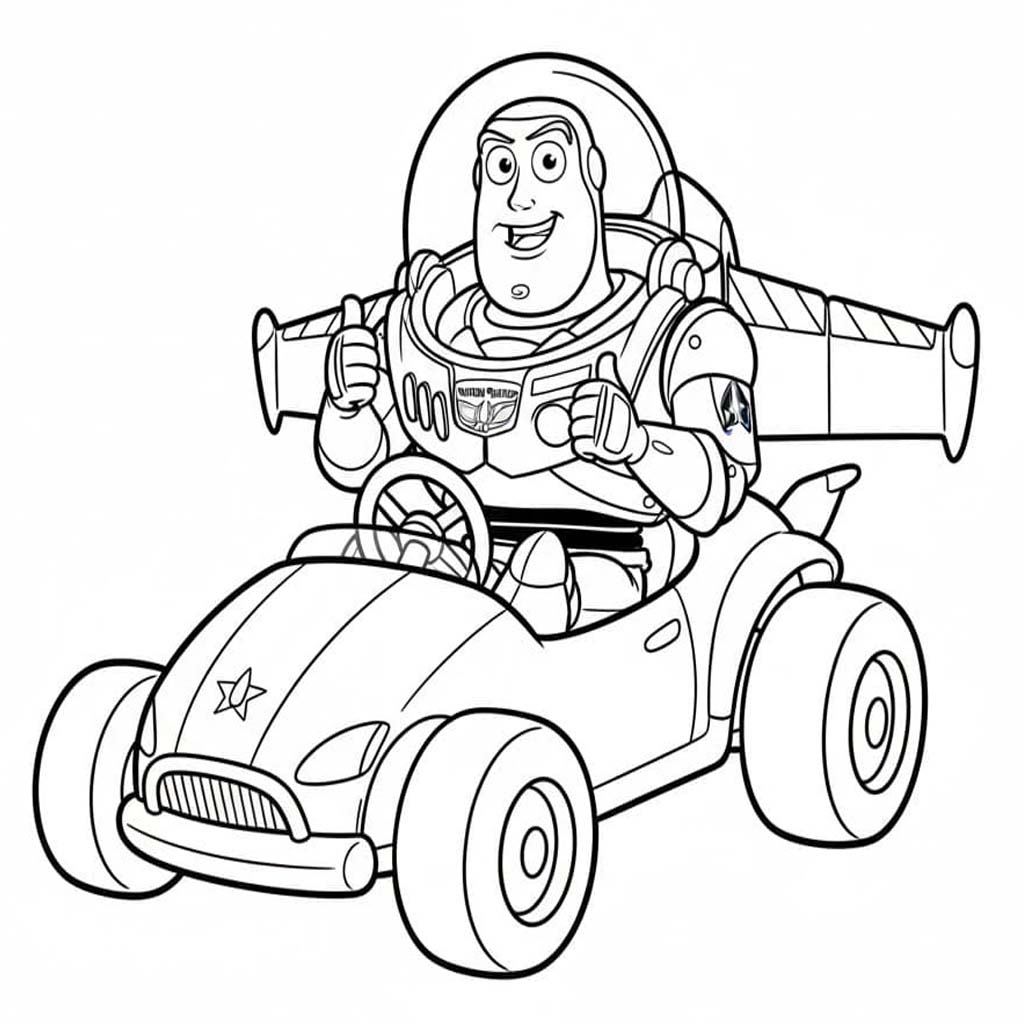Kolorowanka Buzz Astral bezpłatny dla dzieci