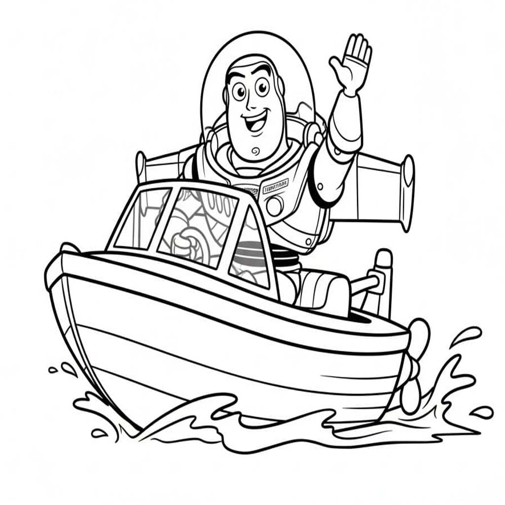 Kolorowanka Buzz Astral bezpłatny podstawowy