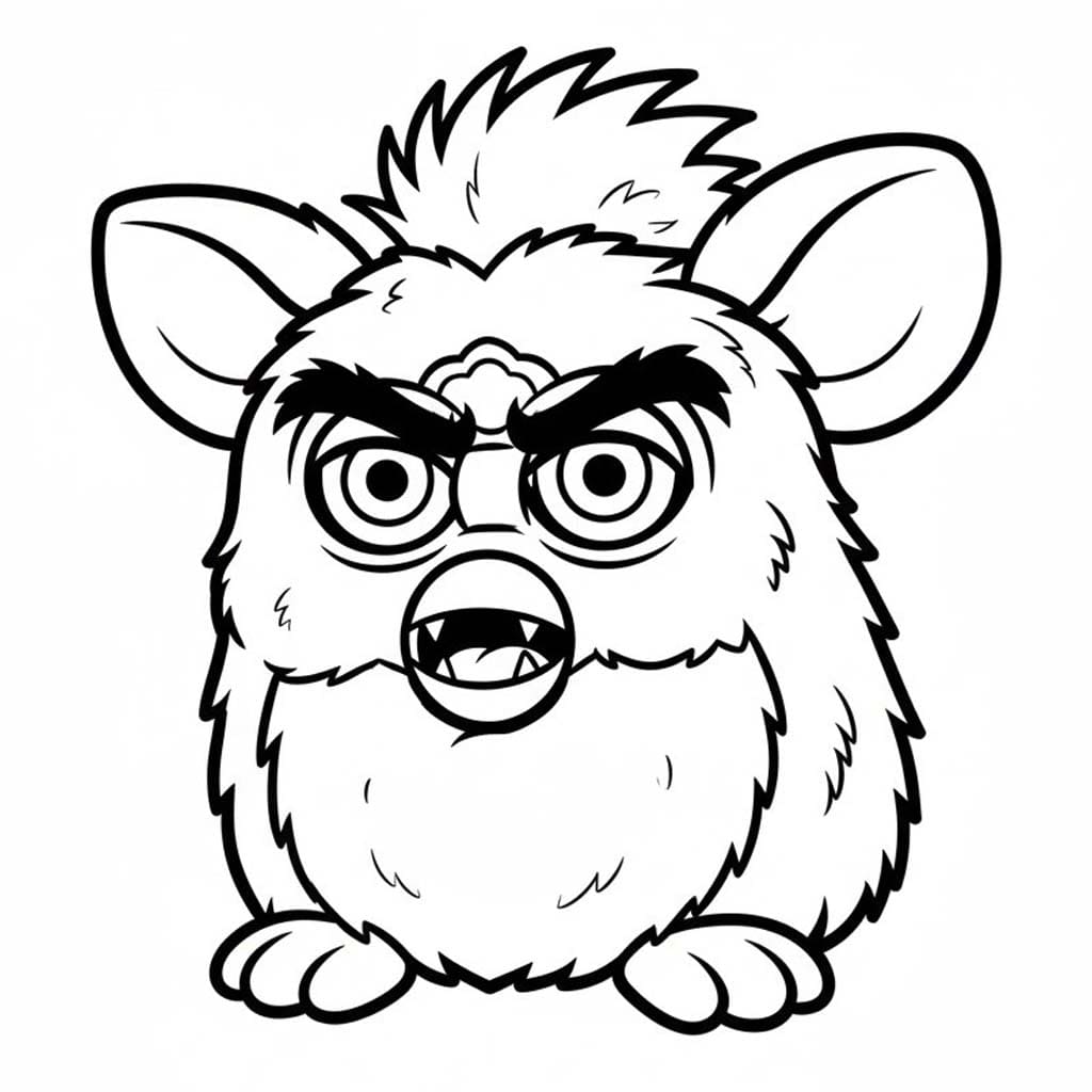 Kolorowanka Furby bezpłatny