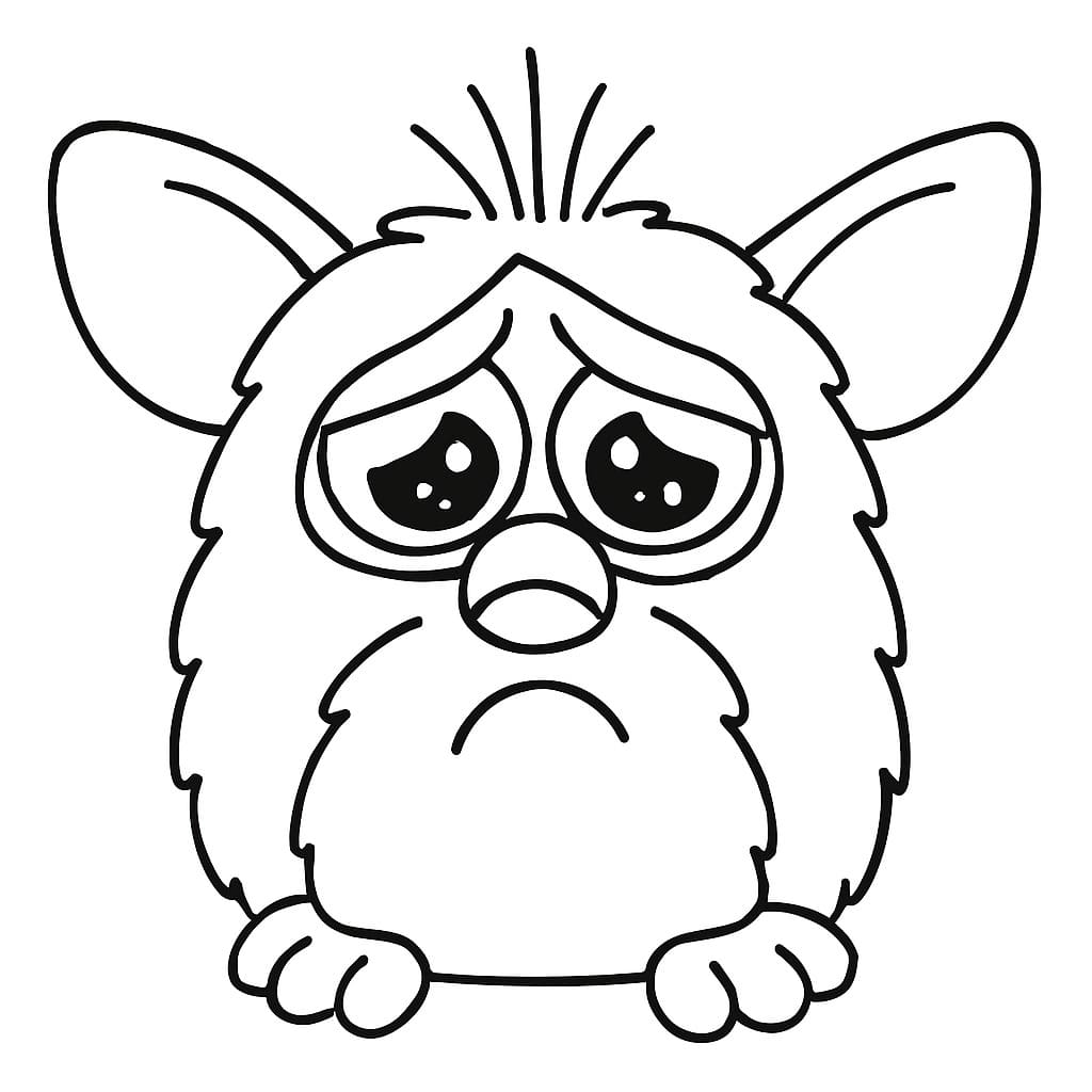 Kolorowanka Furby dla dzieci