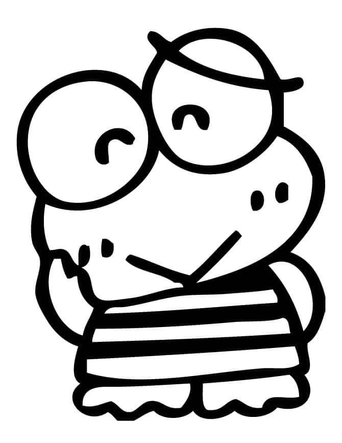Kolorowanka Keroppi ładny