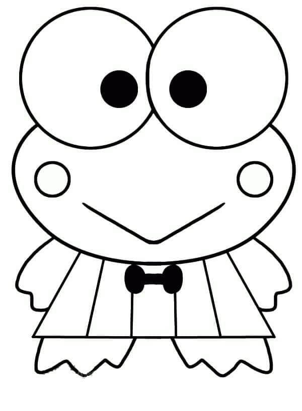 Kolorowanka Keroppi wydruku łatwy