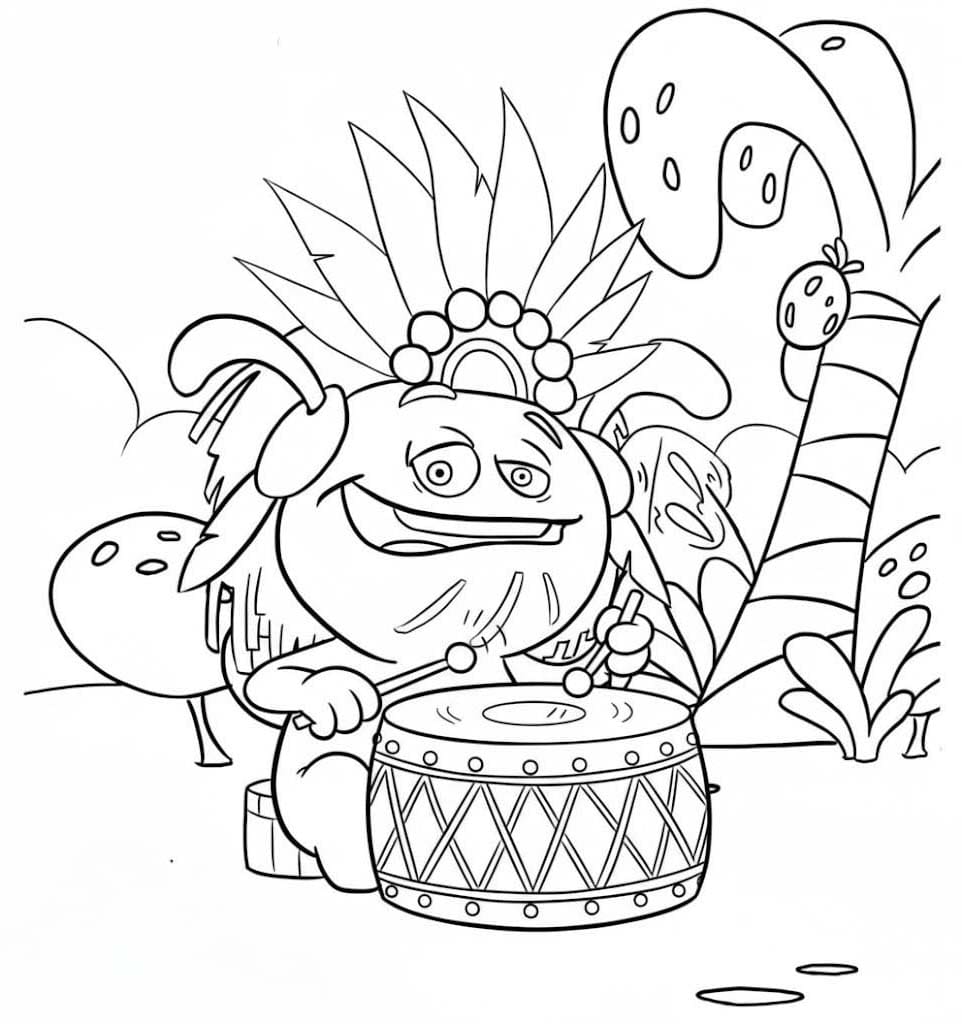 Kolorowanka Narysuj Agi Bagi 2