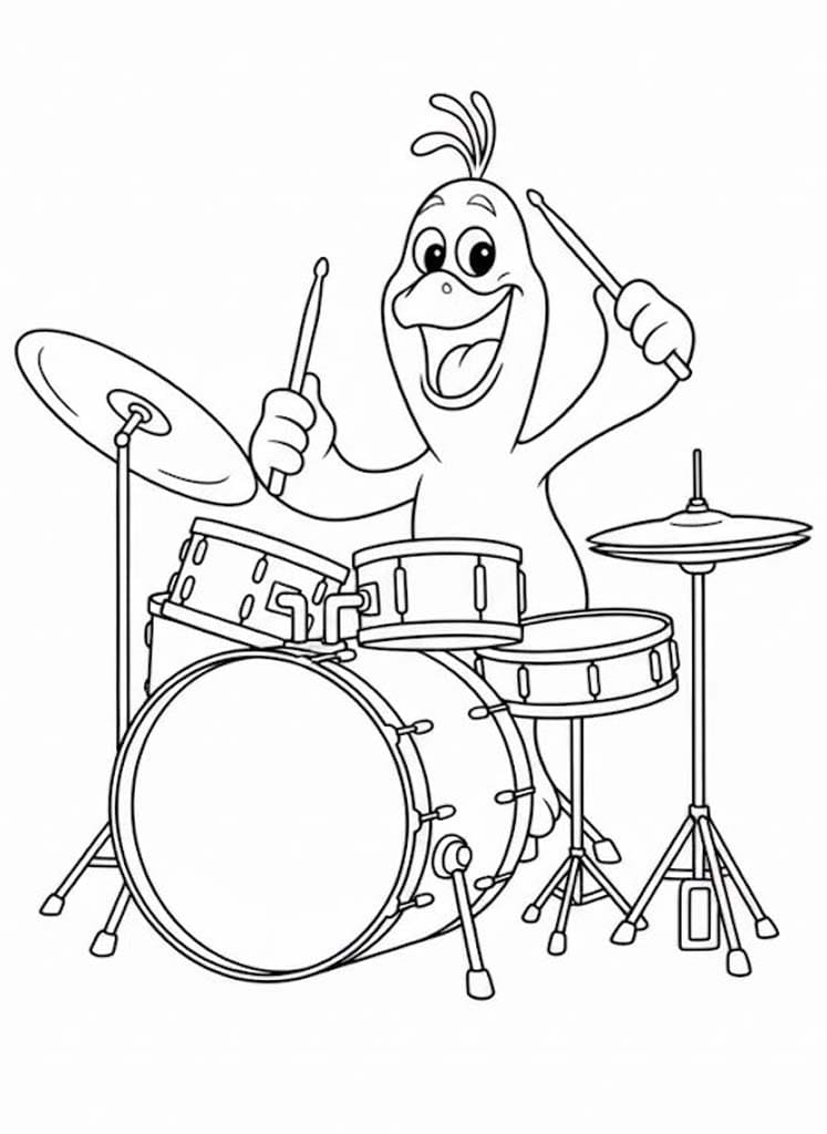 Kolorowanka Narysuj Agi Bagi 7