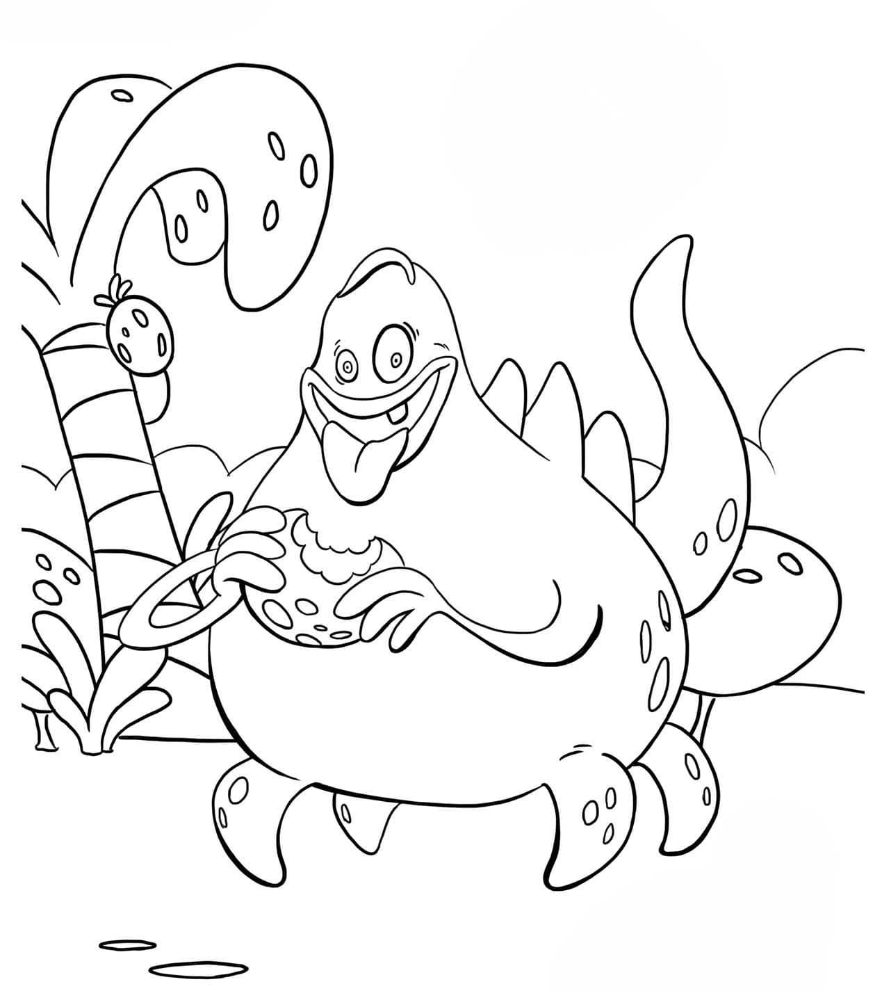 Kolorowanka Narysuj Agi Bagi bezpłatny łatwy