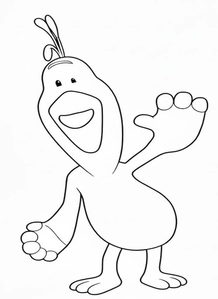 Kolorowanka Narysuj Agi Bagi wydruku