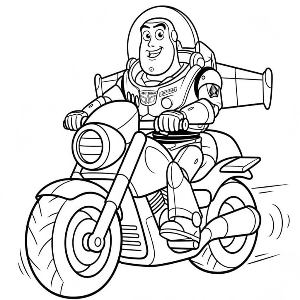 Kolorowanka Narysuj Buzz Astral bezpłatny wydruku podstawowy