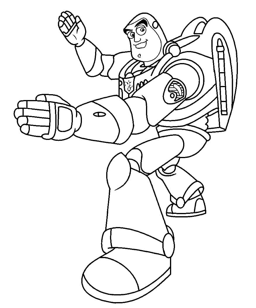 Kolorowanka Narysuj Buzz Astral podstawowy