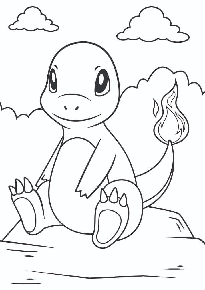 Kolorowanki Charmander