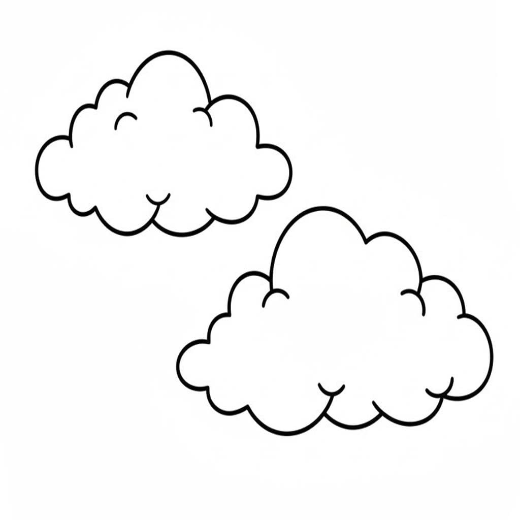Kolorowanki Chmura