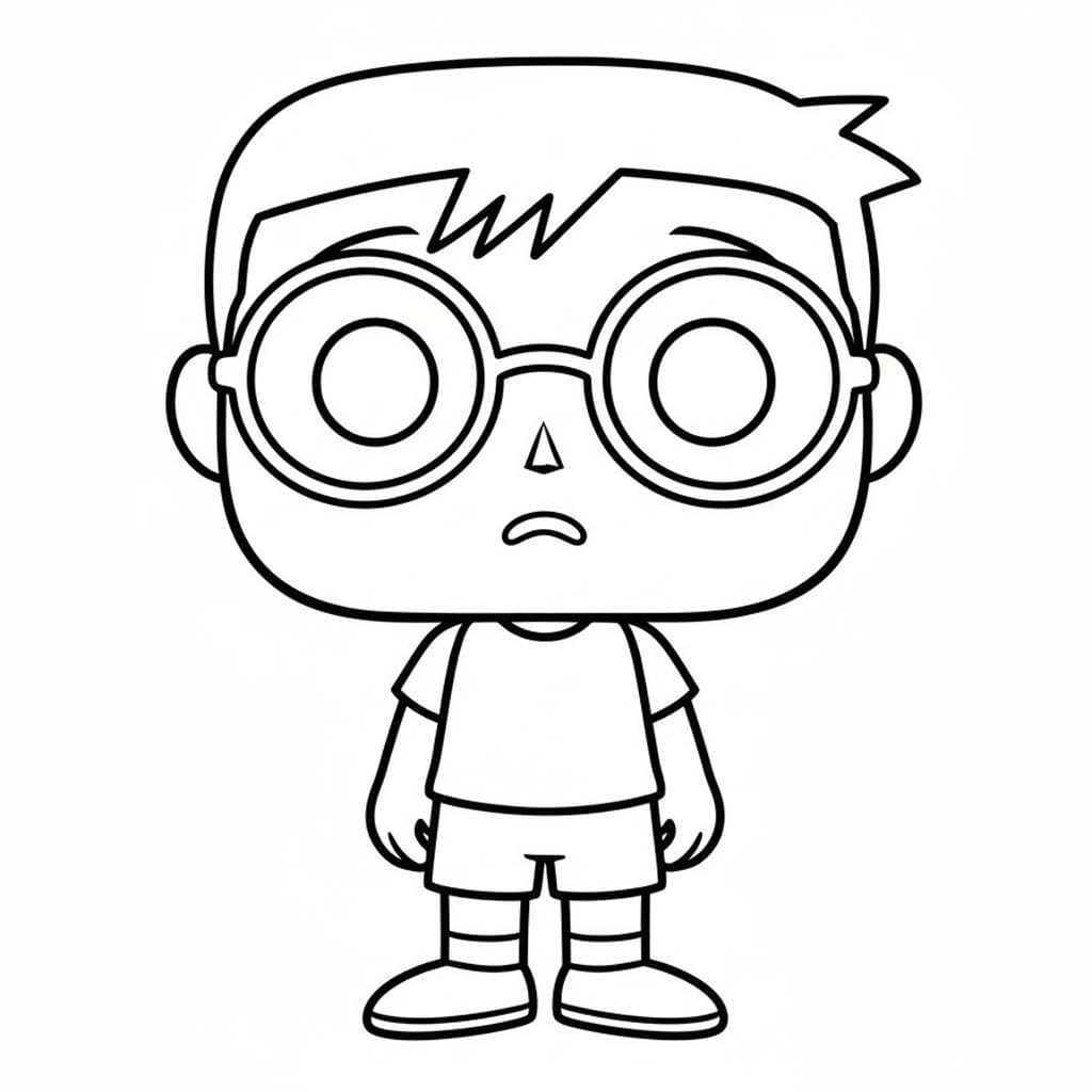Kolorowanka Narysuj Funko Pop Nobita