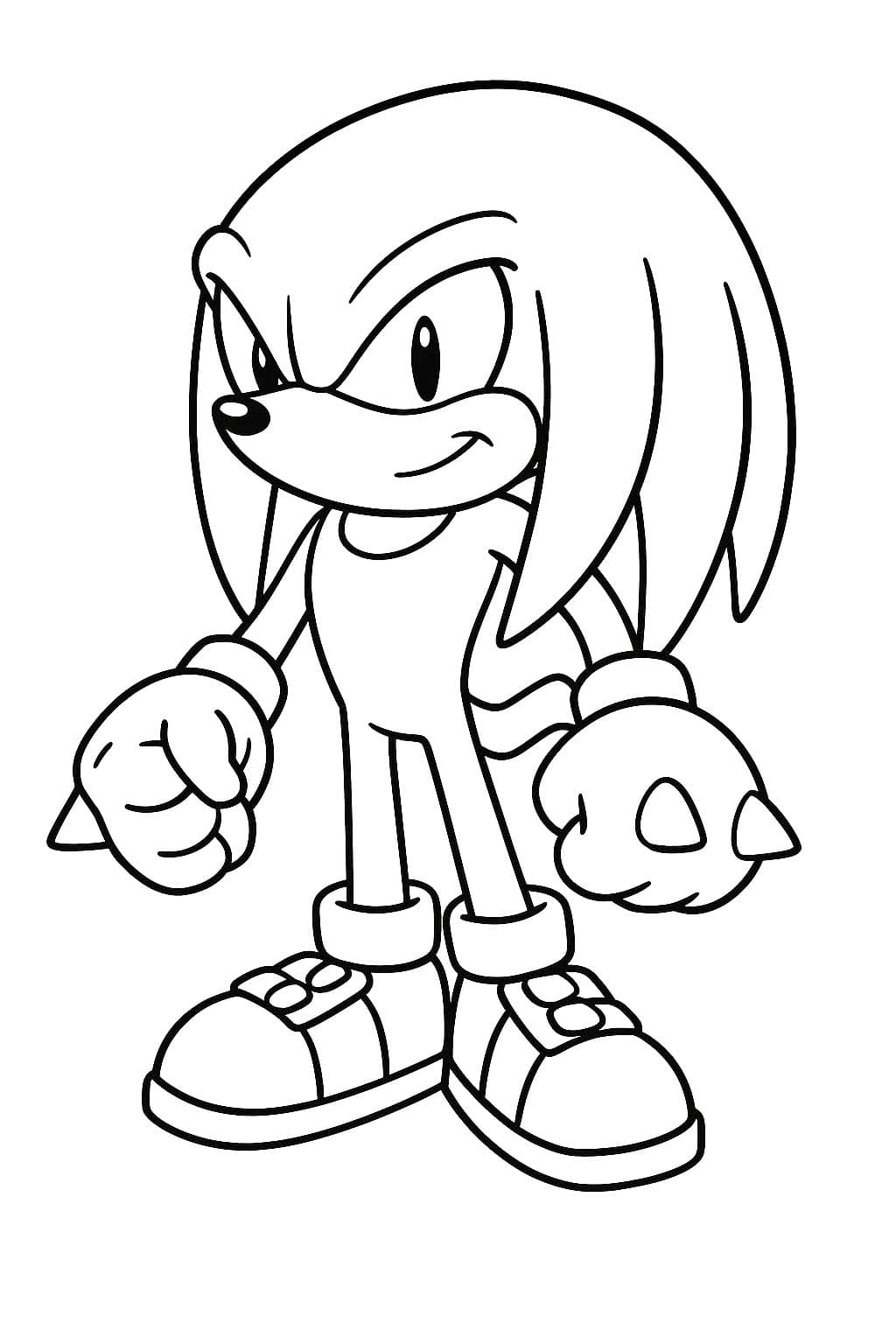 Kolorowanki Knuckles