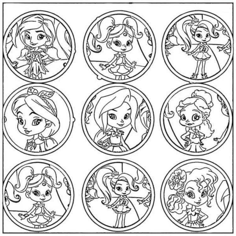 Kolorowanka Narysuj Rainbow Rangers bezpłatny prosty