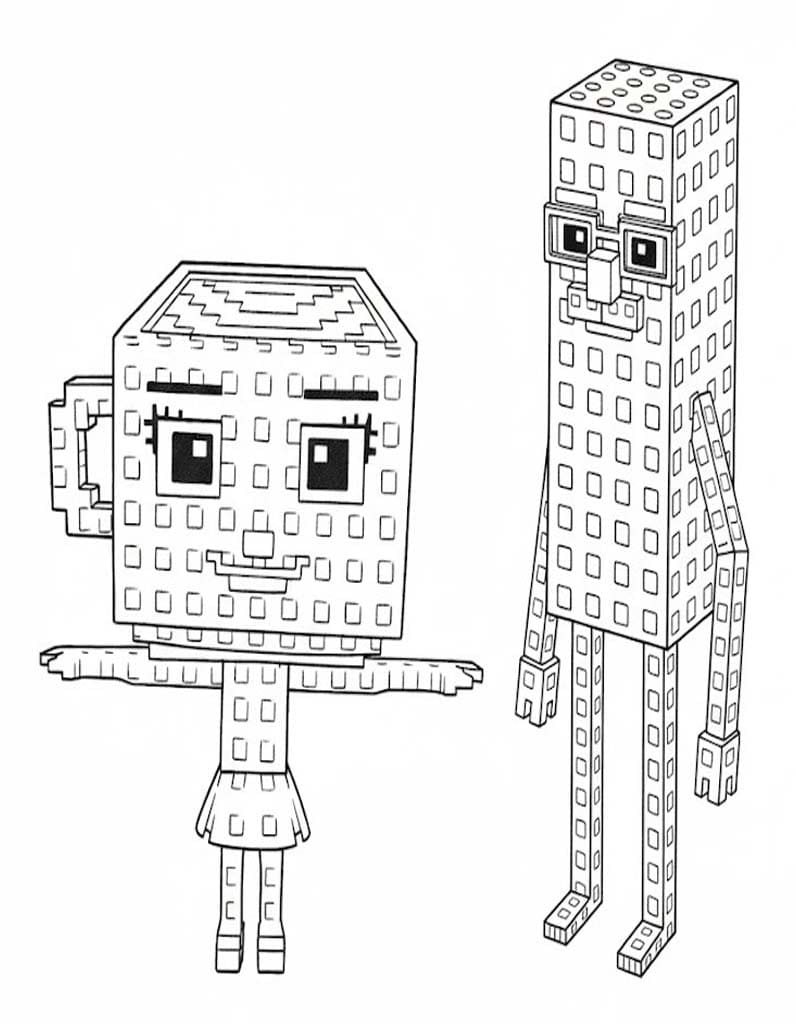 Kolorowanka Narysuj Ukraść Brainrot bezpłatny