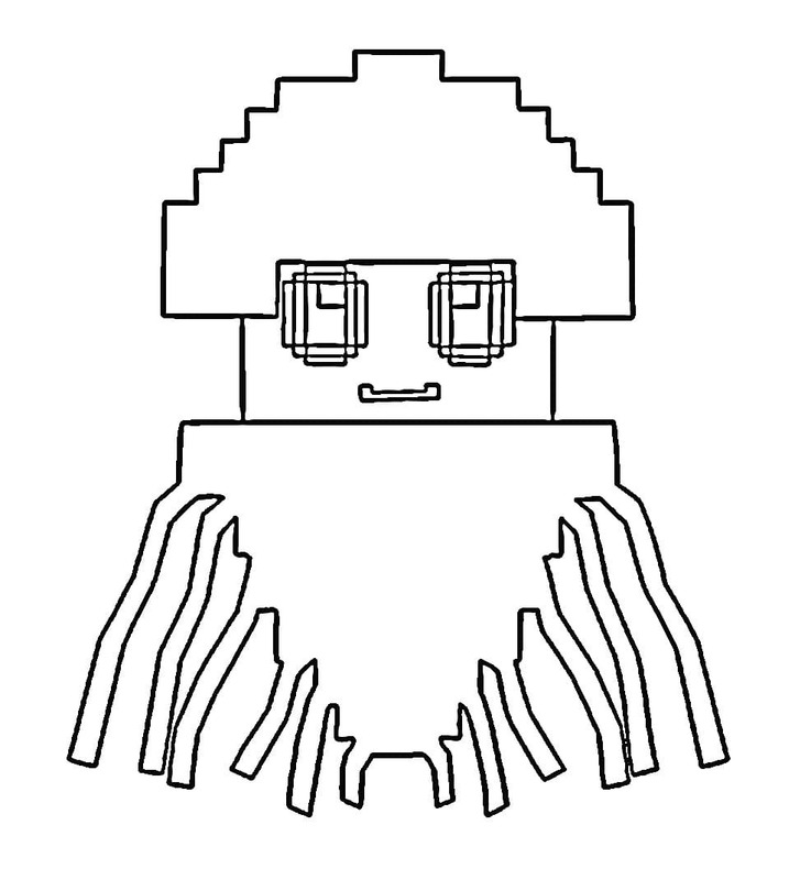 Kolorowanka Narysuj Ukraść Brainrot łatwy