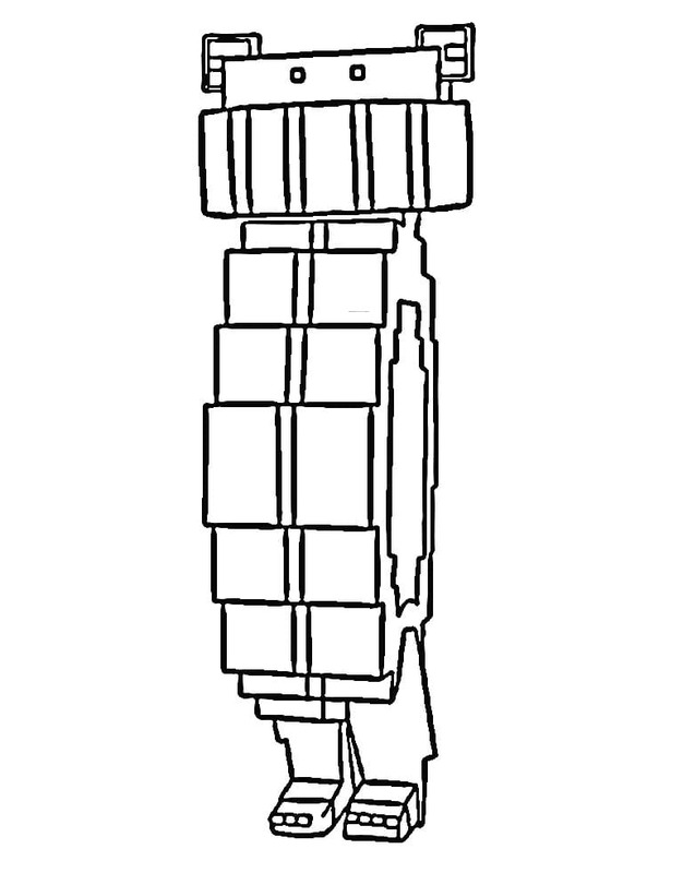 Kolorowanka Narysuj Ukraść Brainrot wydruku łatwy