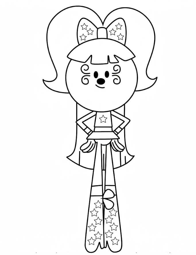 Kolorowanka Narysuj Wow Wow Wubbzy 2