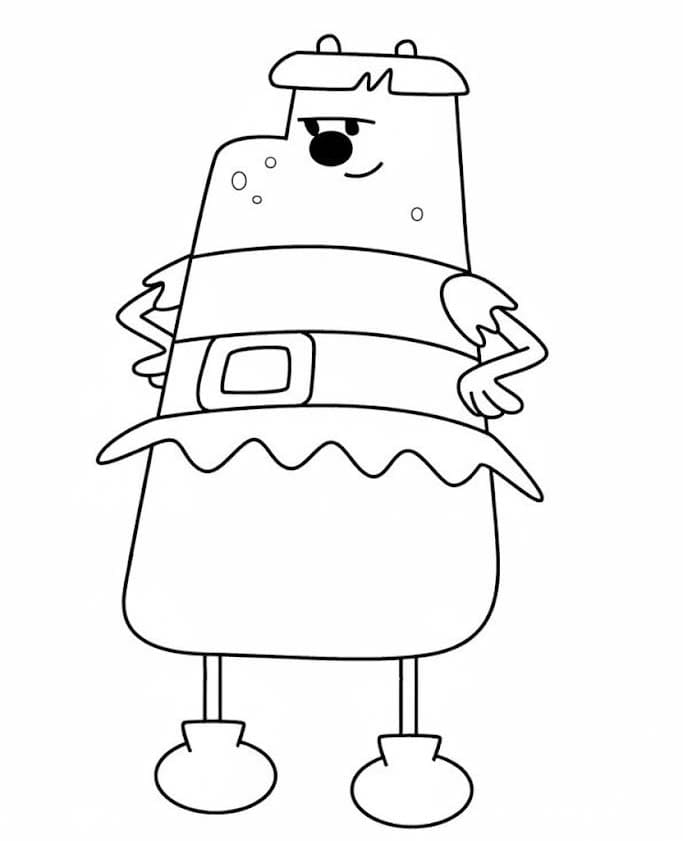 Kolorowanka Narysuj Wow Wow Wubbzy bezpłatny dla dzieci