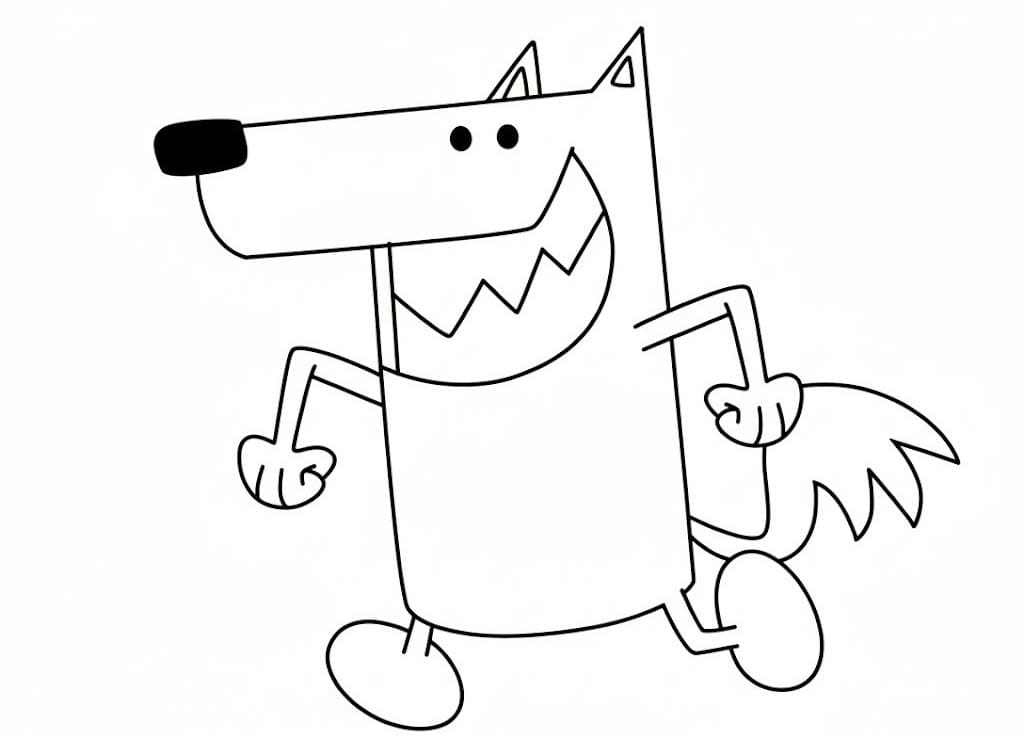 Kolorowanka Narysuj Wow Wow Wubbzy dla dzieci