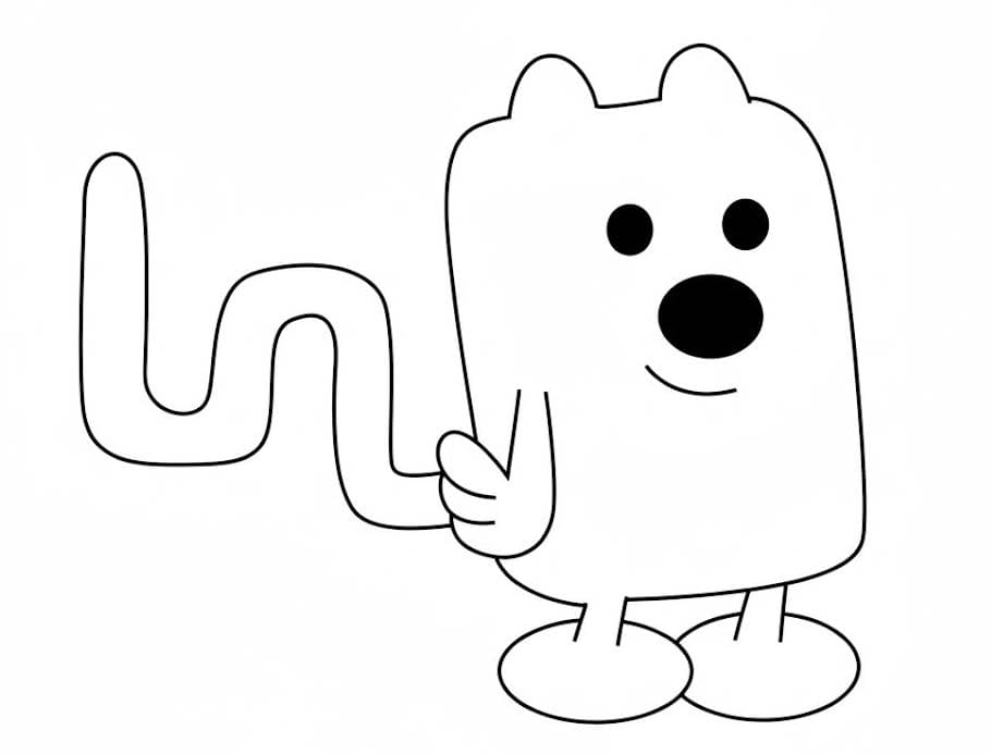 Kolorowanka Narysuj Wow Wow Wubbzy podstawowy