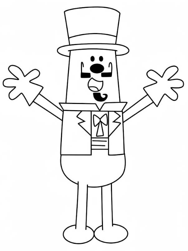 Kolorowanka Narysuj Wow Wow Wubbzy wydruku