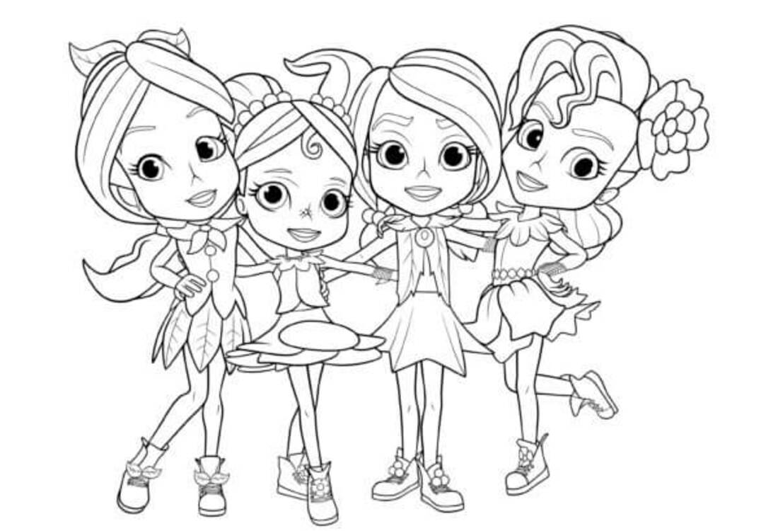 Kolorowanka Obraz Rainbow Rangers bezpłatny