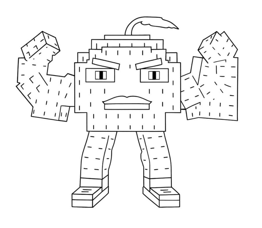 Kolorowanka Obraz Ukraść Brainrot