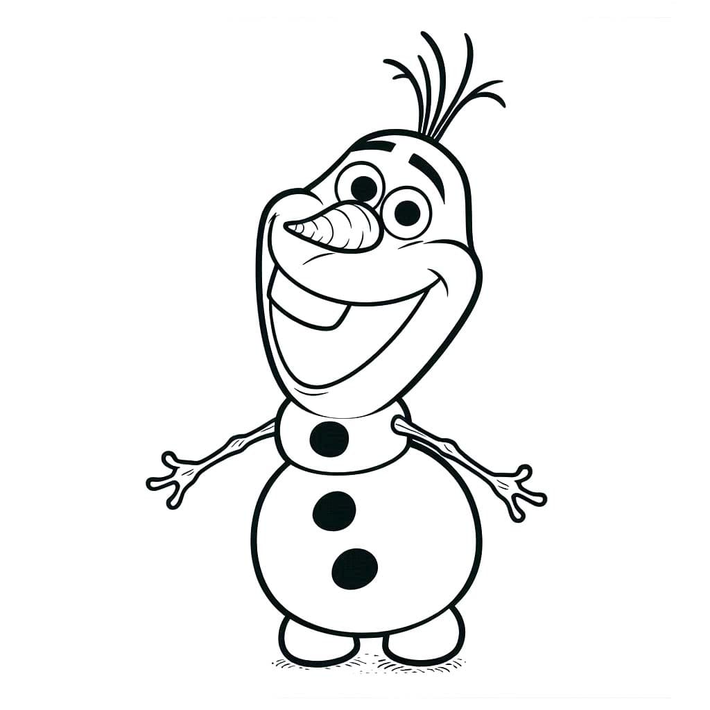 Kolorowanki Olaf