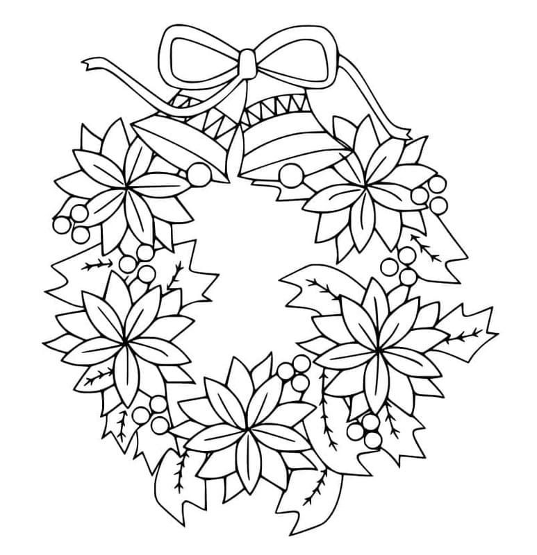 Kolorowanka Poinsecja 6