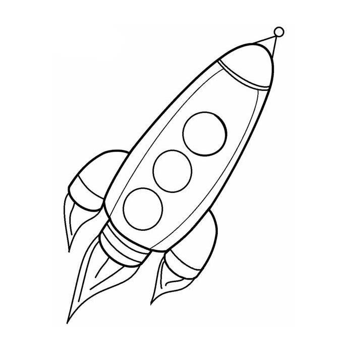 Kolorowanka Rakieta 5